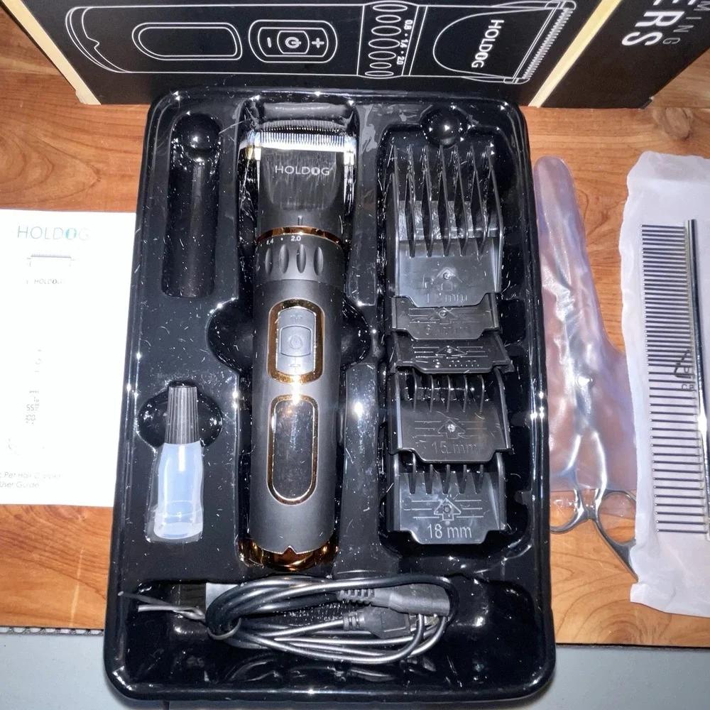 Dog Grooming Clippers Scissors And Nail Trimmers. Pet Supplies Dog